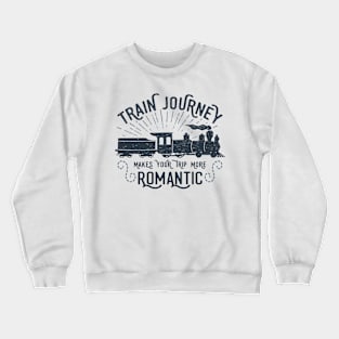 Retro Train Jurnay Crewneck Sweatshirt